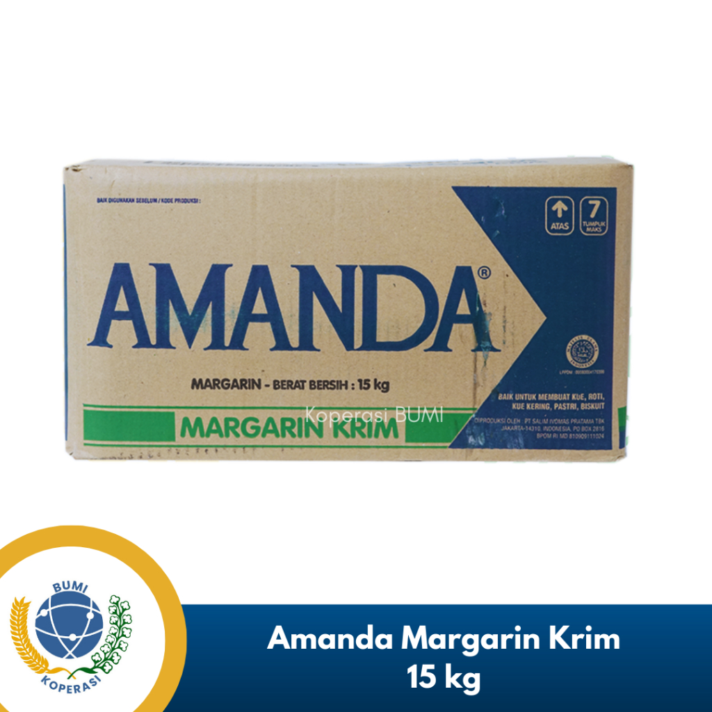 

Amanda Krim Margarin Margarine 15KG