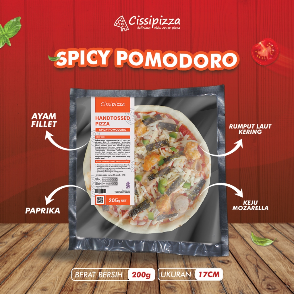 

Cissipizza Handtossed Spicy Pomodoro Frozen