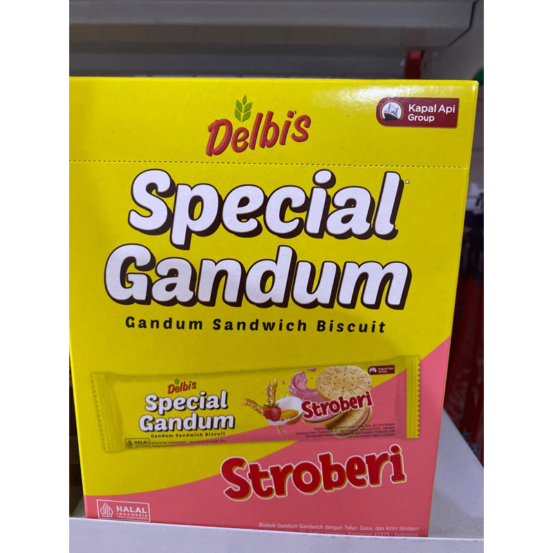 

Delbis Special Gandum 468gr (12schx30g)Stroberi