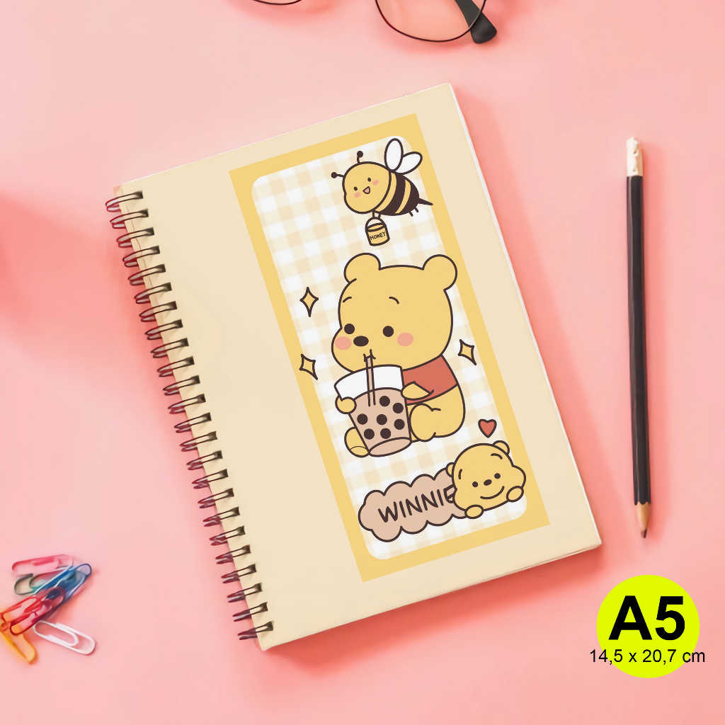 

BUKU NOTEBOOK A5 SPIRAL TEDDY BEAR - SA5005