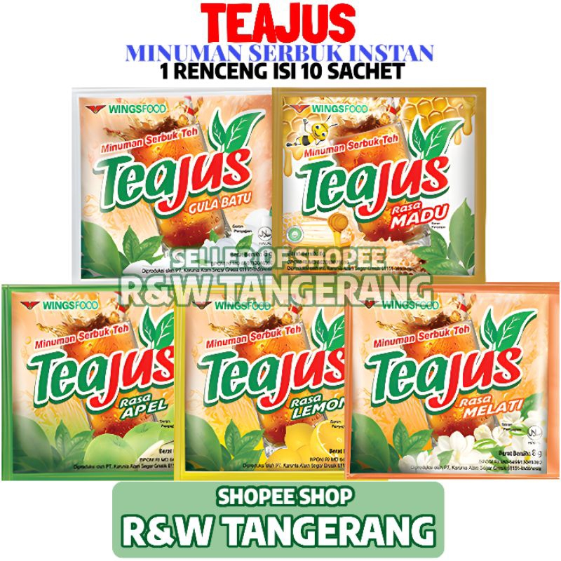 

Minuman Teajus Serbuk 1 Renceng Isi 10 Sachet