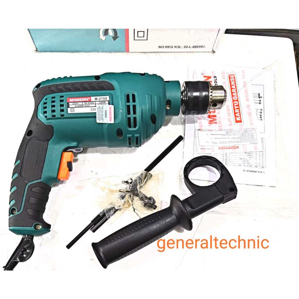 Impact Drill 13MM Modern M2150 Bor Tembok Modern M-2150 13MM Bor Beton 13MM M2150 Modern