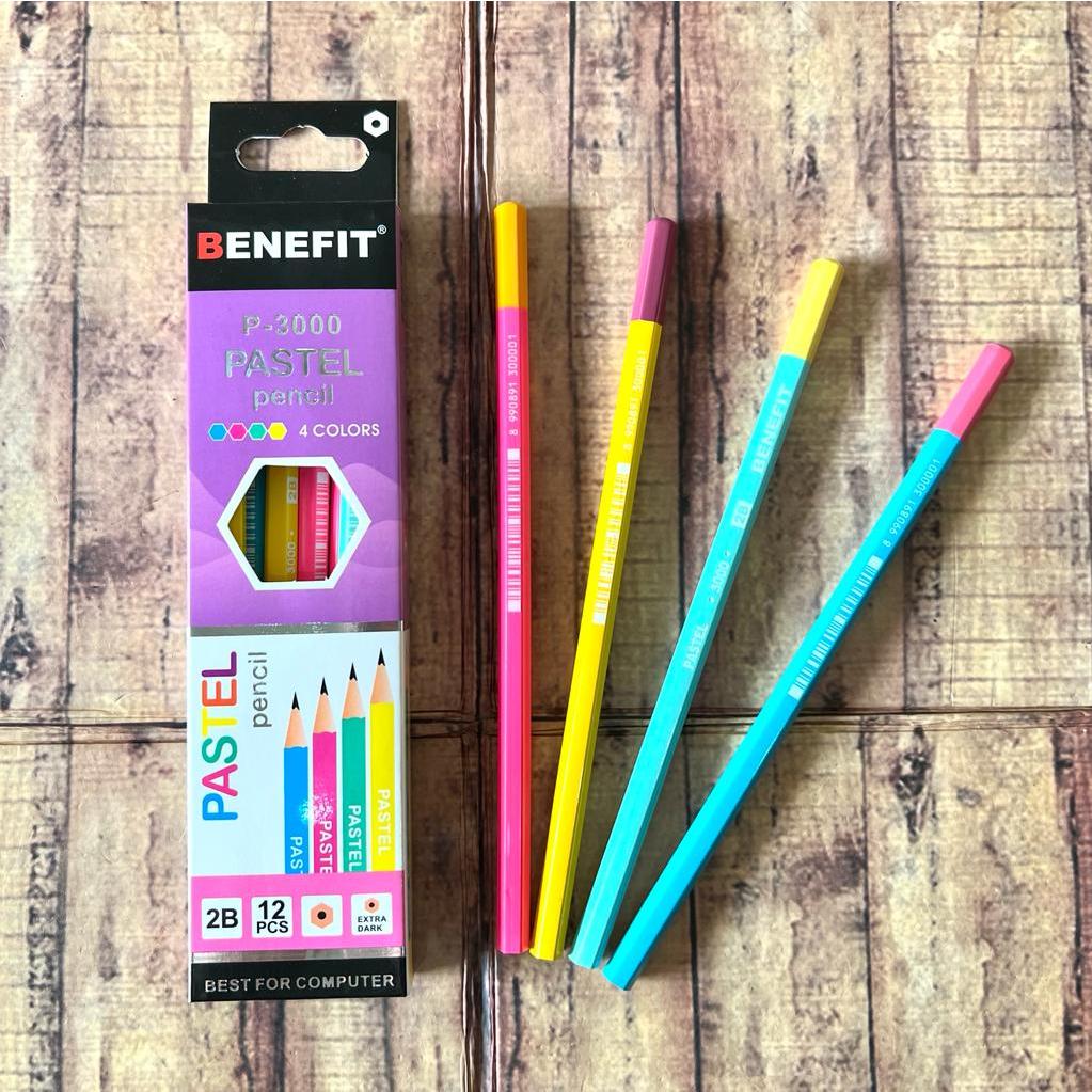 

Pensil - Pencil Benefit Pastel P-3000 - Pencil 2B for computer