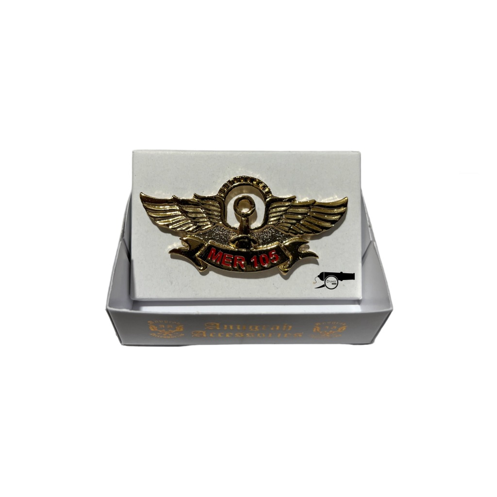 brevet wing pin mer 105 armed tni ad