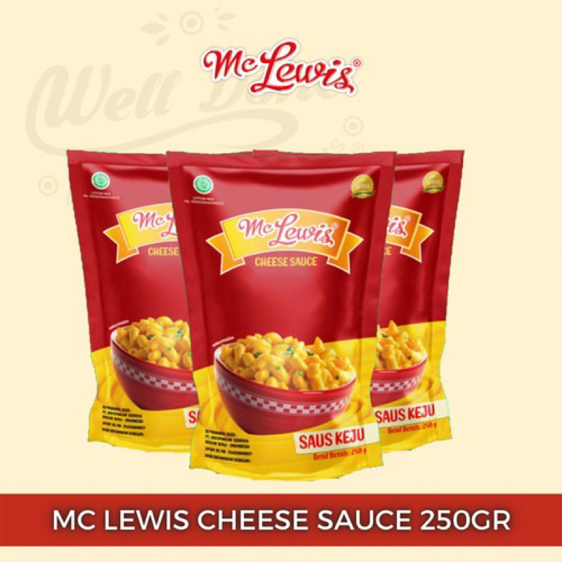 

Cheese Sauce Mclewis 250g | Saos keju mclewis ala richeese