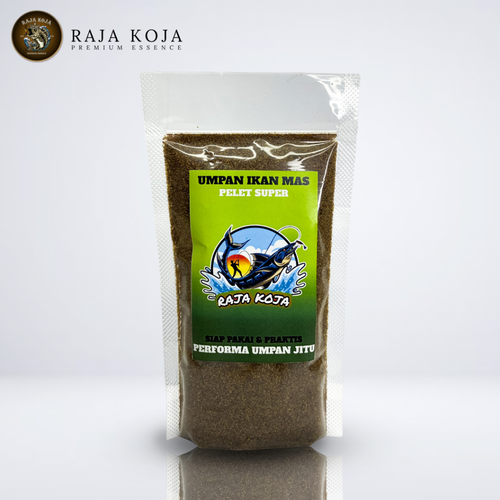 SUPER RAJA KOJA - Umpan Pelet Halus Oplosan Untuk Ikan Mas Nila Patin 100% Wangi