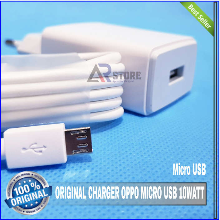 Charger Oppo A12 A31 Original 100% Micro USB 2A Resmi Indonesia ori oppo