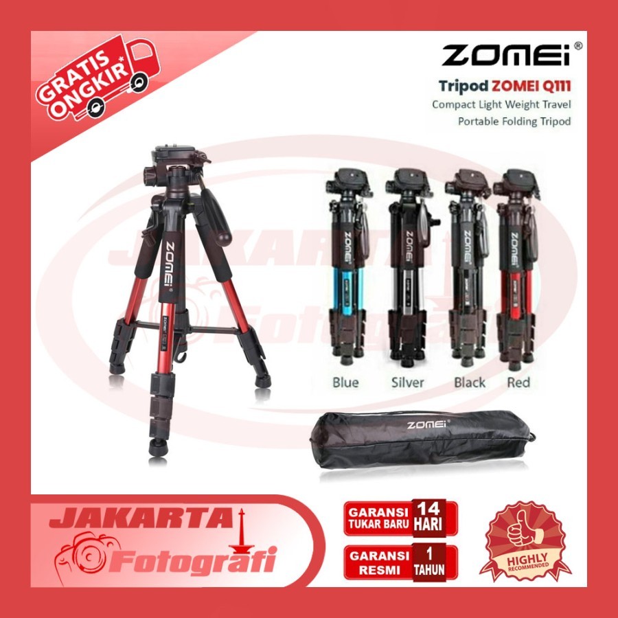 ZOMEI Q111  Professional DSLR Tripod & Pan Head - Q111