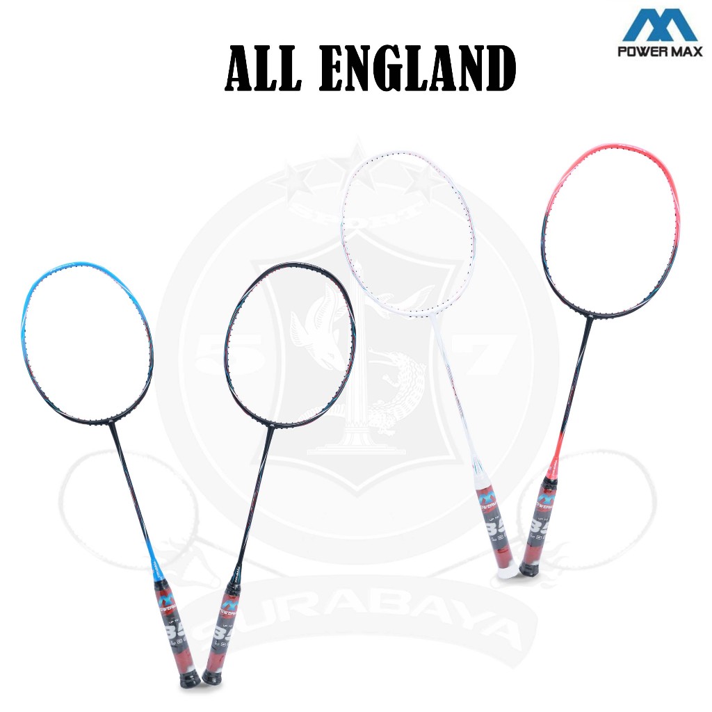 Raket Badminton Power Max All England Bonus Senar