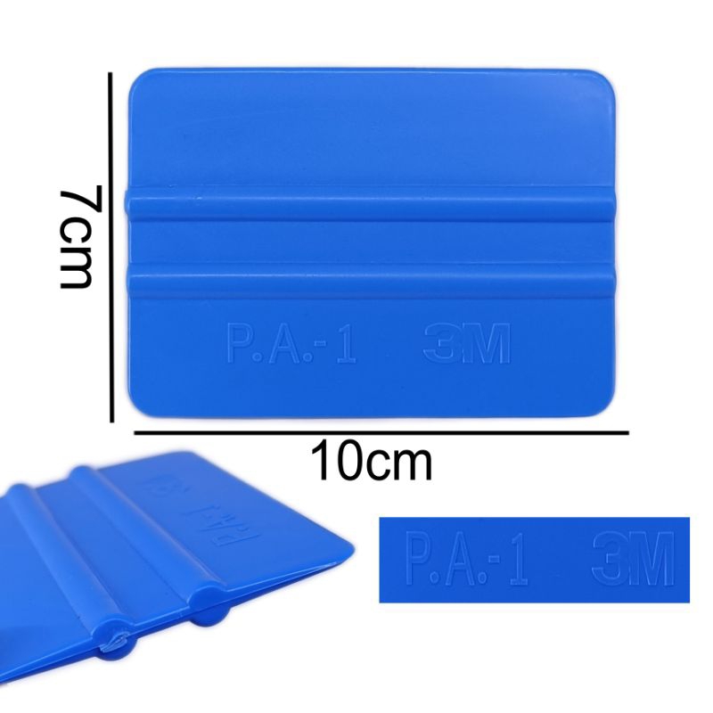 KAPE BIRU 3M SCRAPPER ALAT PASANG STIKER KACA FILM