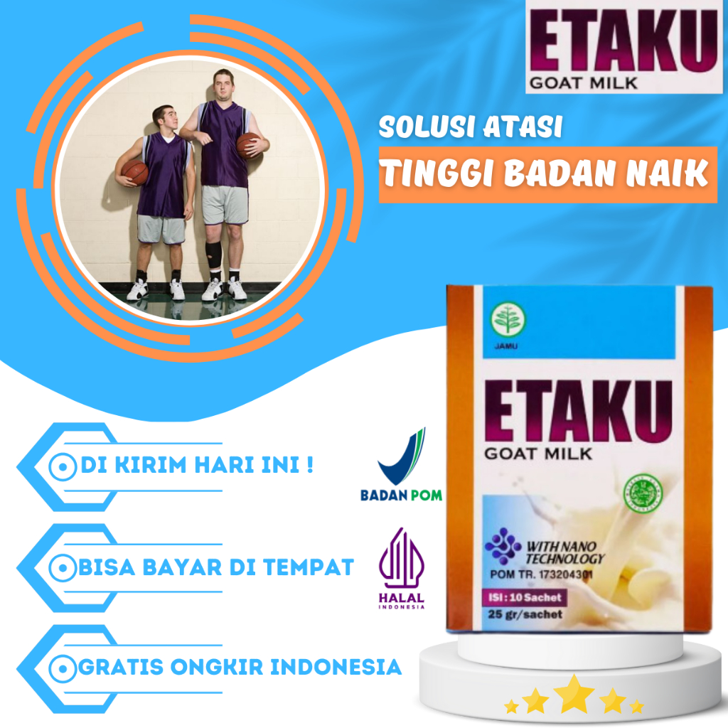 

Etaku - Susu Kambing, Goat Milk, Susu Untuk Penambah Tinggi Badan, Susu Untuk Kecerdasan Otak Pada Anak, Susu Untuk Memperkuat Tulang Sendi, Etaku Susu Kambing Etawa, Murni Goat Milk ASLI Original