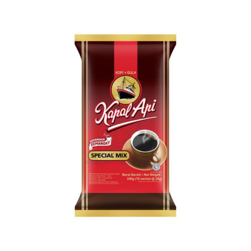 

Kopi kapal api spesial mix renceng isi 10pcs