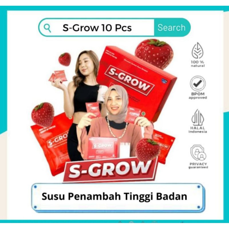 

S Grow Asli Susu Peninggi Badan S-Grow Minuman Instan Hasil Cepat Terbaik Untuk Anak Remaja Dan Dewasa