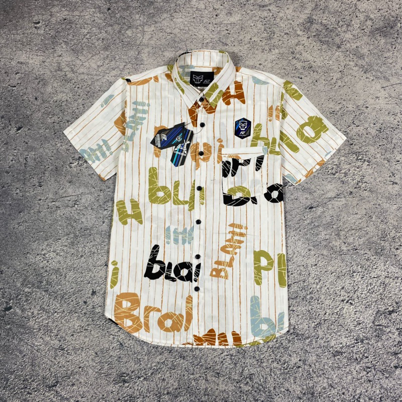 Kemeja Anak Rayon Motif - Kemeja Anak Motif - Kemeja anak rayon