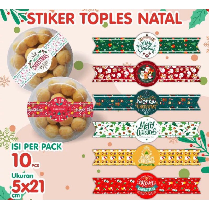 

Sticker Natal Bulat Tengah Per Pack (isi 10pcs) Dipilih Random