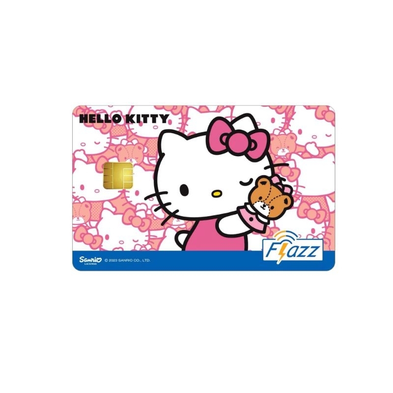 Kartu Flazz BCA Hello Kitty pink GEN 2