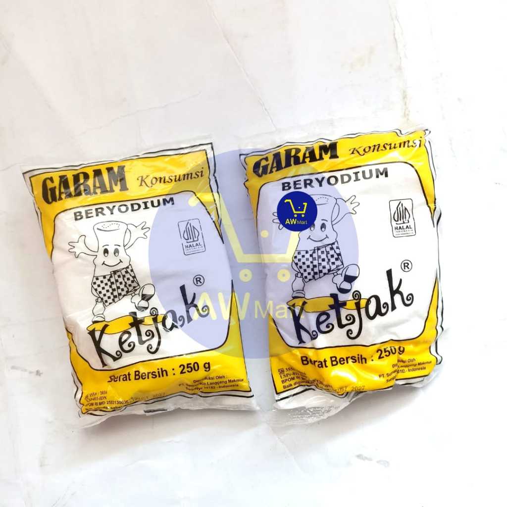 

GARAM KONSUMSI KETJAK 250 GRAM - GARAM DAPUR KETJAK 250 GRAM