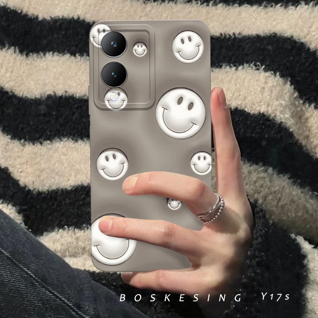 BSK1 - BOSSKESING CASE VIVO Y17S CASE MOTIF LUCU Soft case Casing & Cover Hp Case Murah