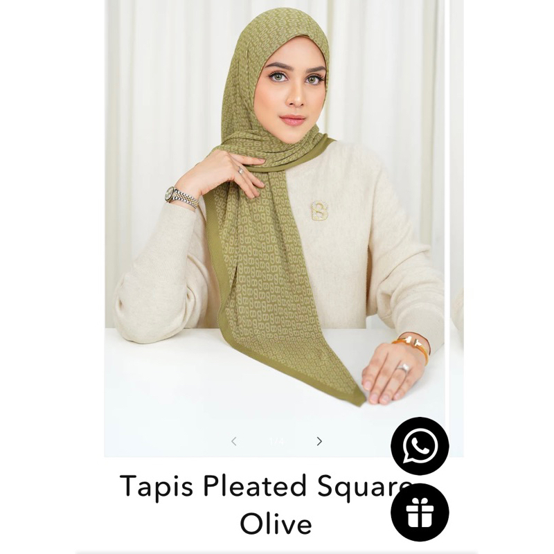Tapis pleated Square