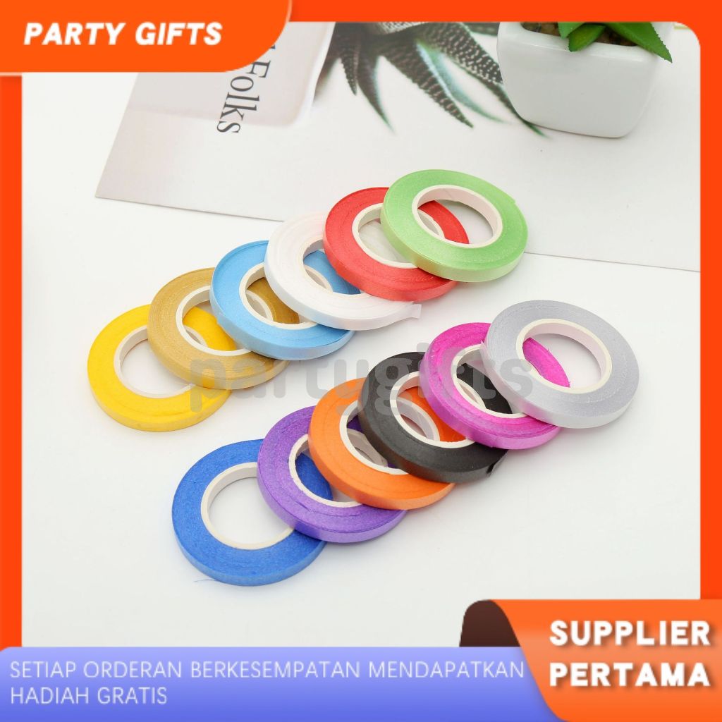 

Pita Balon 5 Meter Pita Balon Kecil Pita Ribbon Warna Warni Pita Dekorasi Ulang Tahun