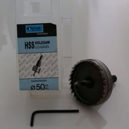 Holesaw HSS 50mm / Hole Saw HSS 50 mm BENZ / Mata Bor Pelubang Kayu