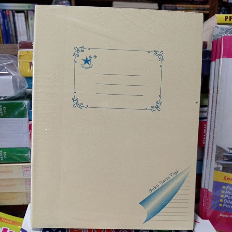 

Buku tulis 3 garis / halus kasar bintang obor
