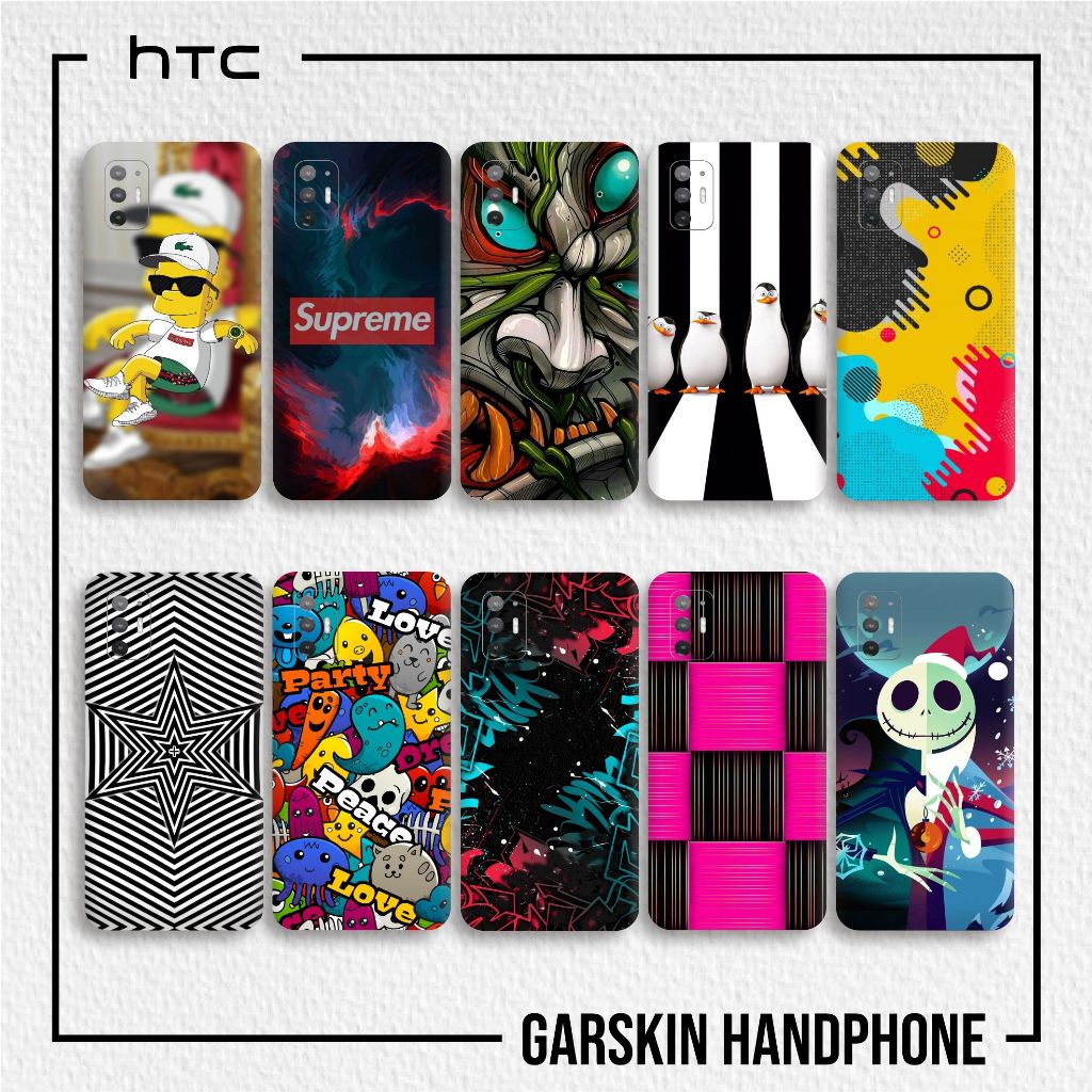 Garskin Maxdecal Premium HTC DESIRE 21 PRO 5G  - Stiker Handphone Free Desain Sendiri | Anti Gores &