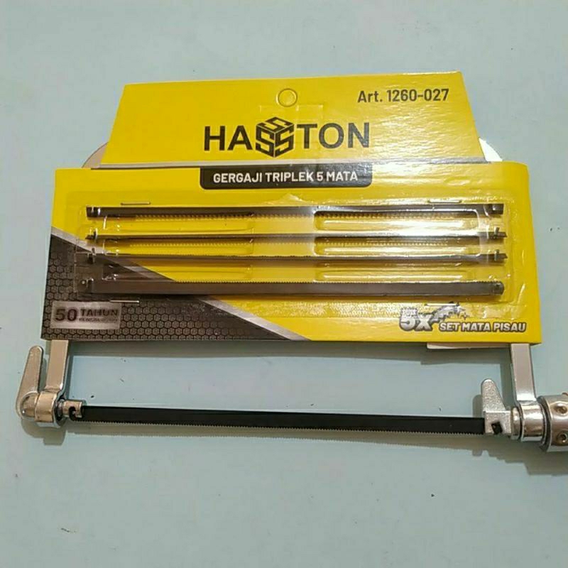 HASTON GERGAJI TRIPLEK 5 MATA | GERGAJI TRIPLEK HASTON | GERGAJI UKIR TRIPLEK ATAU AKRILIC