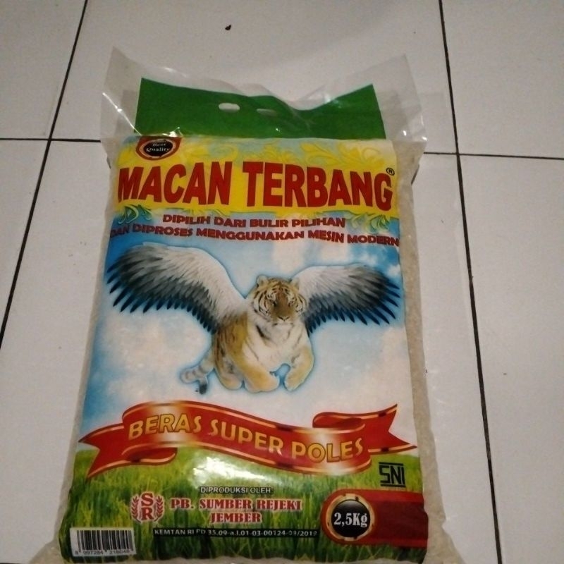 

Beras macan terbang