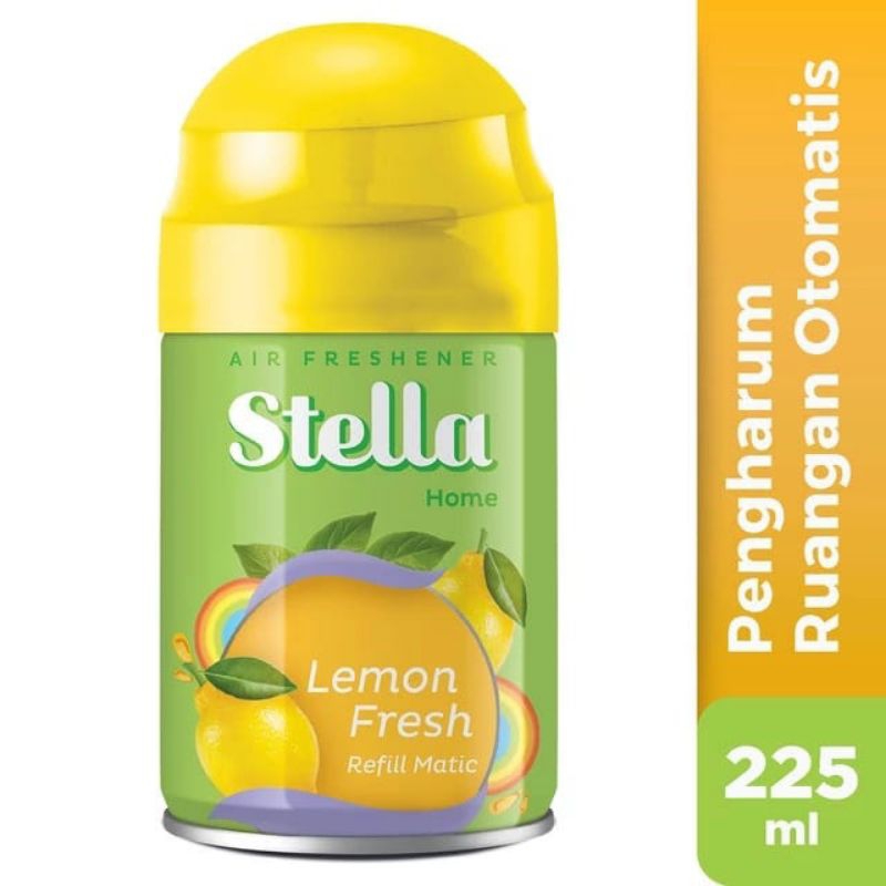 STELLA MATIC REFILL 225ML/ REFILL PENGHARUM RUANGAN STELLA OTOMATIS