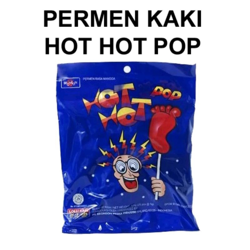 

PERMEN KAKI HOT HOT POP // PERMEN JADUL // 1 pack 25 pcs