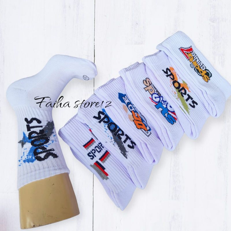 kaos kaki pria sport tebal panjang/kaos kaki sport olahraga