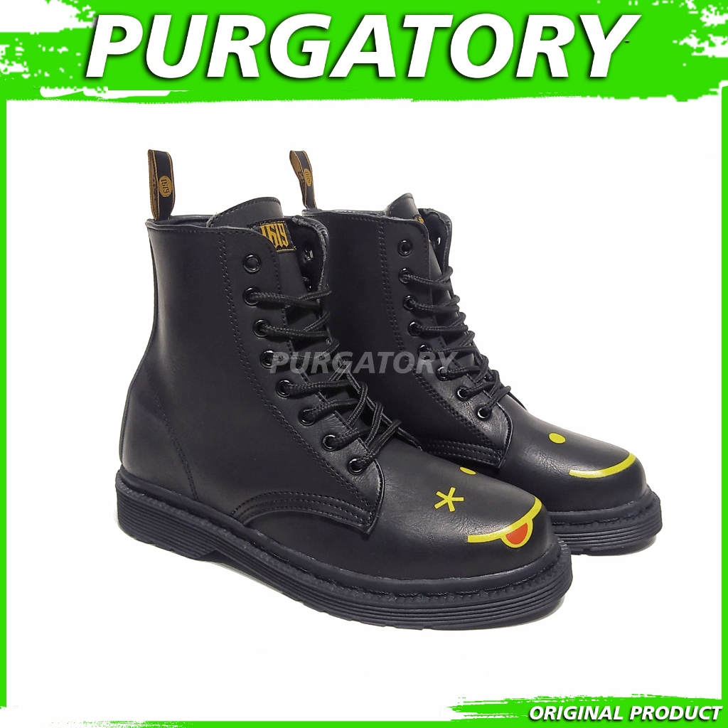 PURGATORY - Sepatu Boots Pria TInggi Dr Martens Docmart