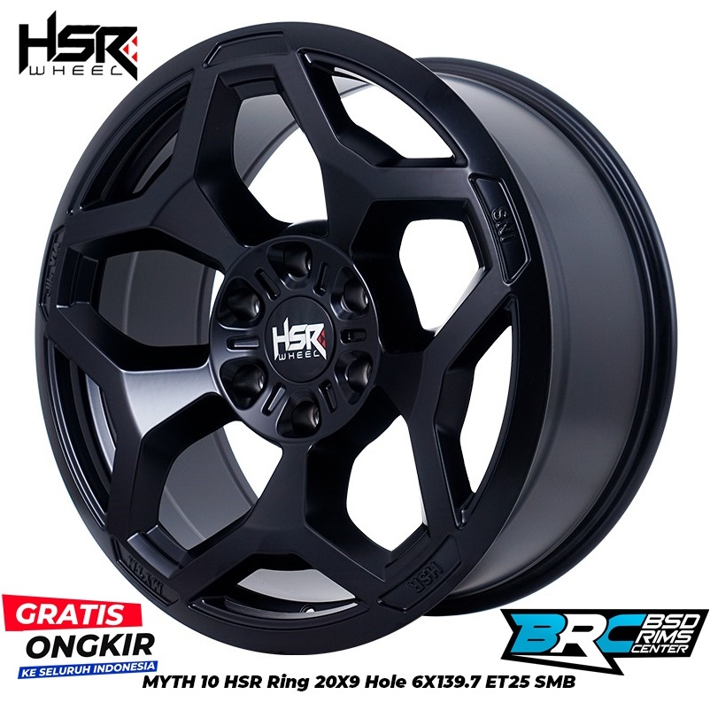 VELG FORTUNER PAZERO HUMMER TRITON HUMMER MYTH10 HSR R20X9 H6X139,7 ET25 SMB
