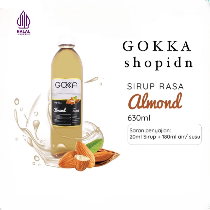 

Sirup Gokka Almond 630ML - Gokka Syrup Almond 630ML [GOKKA SYRUP 630ML]