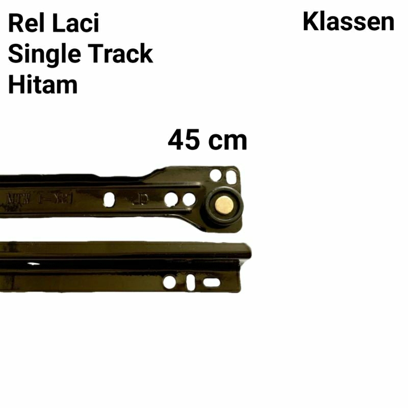 Rel Laci Single Track 45 Cm Hitam Isi 2 Pcs Klassen