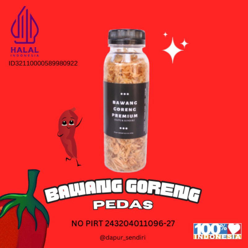 

BAWANG GORENG REBON PEDAS PREMIUM