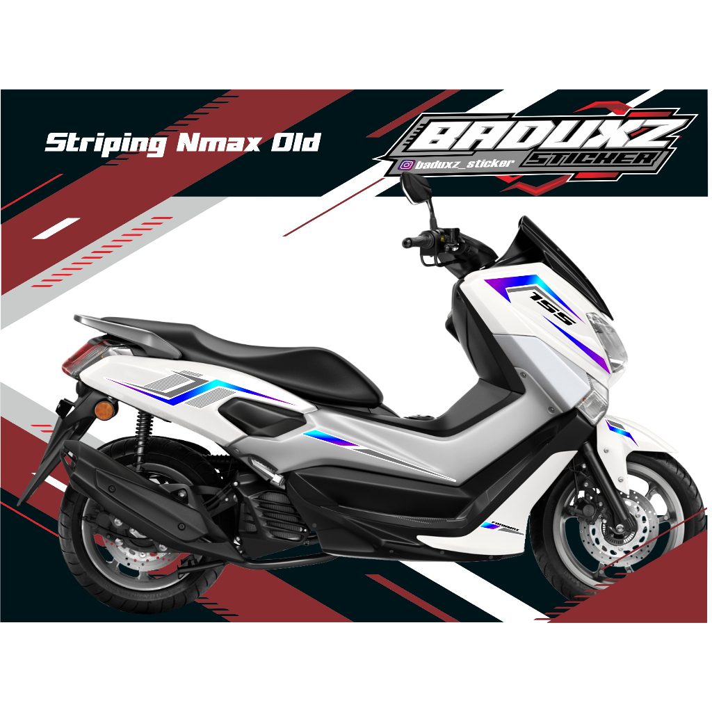 STRIPING CUSTOM YAMAHA N MAX OLD STIKER N MAX NEW KEREN REQUEST TAMBAH NAMA