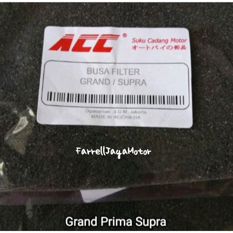 Filter Udara/ Busa Filter Udara Honda Astrea Grand Legenda Impressa Prima Supra