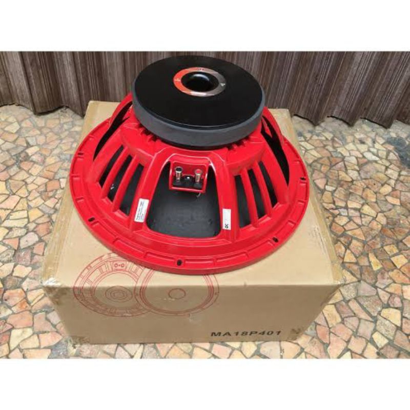 SPEAKER COMPONENT PASLINE MA18P401 SPEAKER SUBWOOFER 18 INCH MA 18P401
