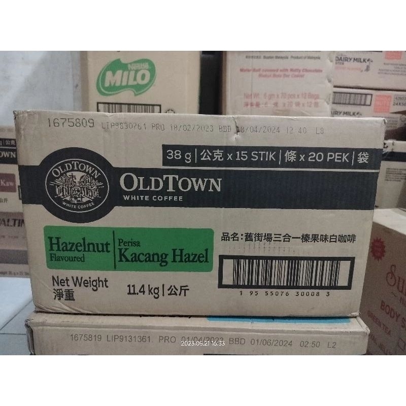 

OLD TOWN white coffee Hazelnut per dus/1 dus