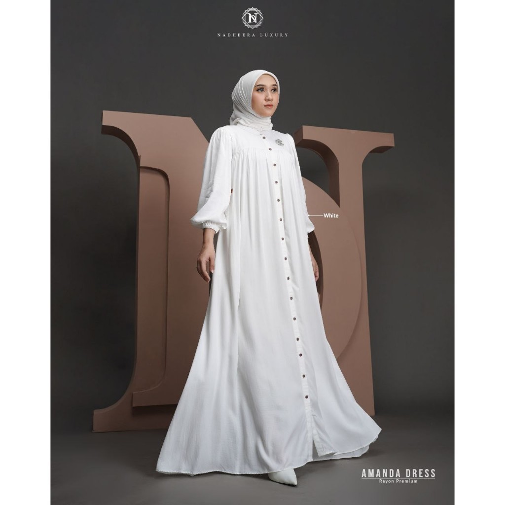 AMANDA DRESS BY NADHEERA LUXURY SIZE XXXL JUMBO
