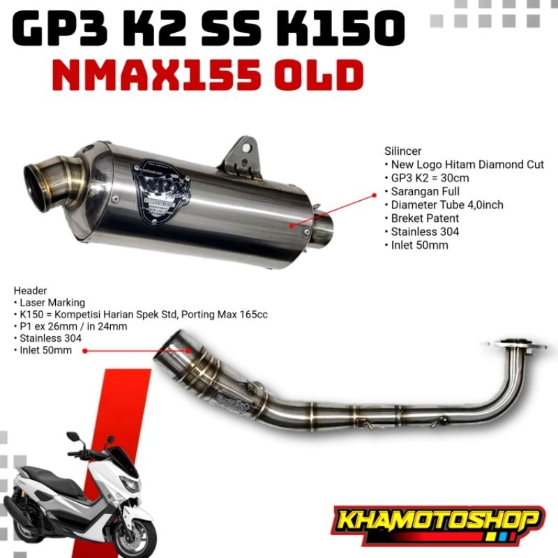 WRX GP3 K2 SS K150 NMAX