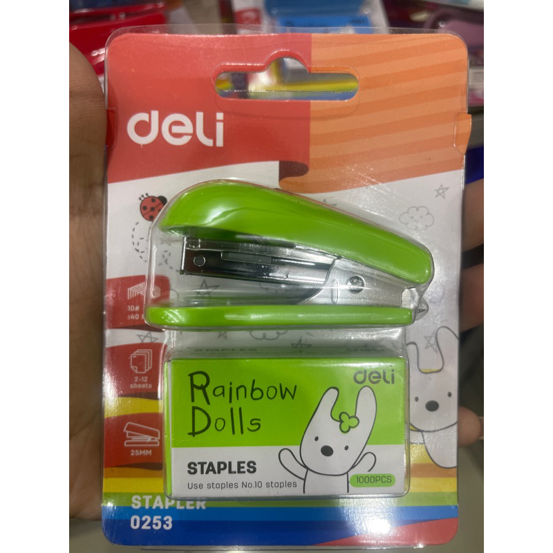 

DELI Stapler/hekter kecil + isi (0253)