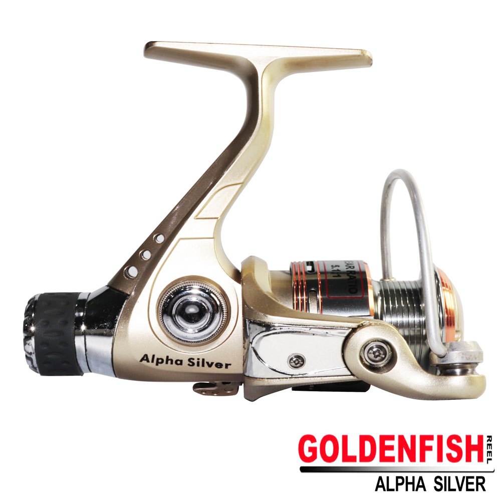 Reel Golden Fish Alpha Silver 1000