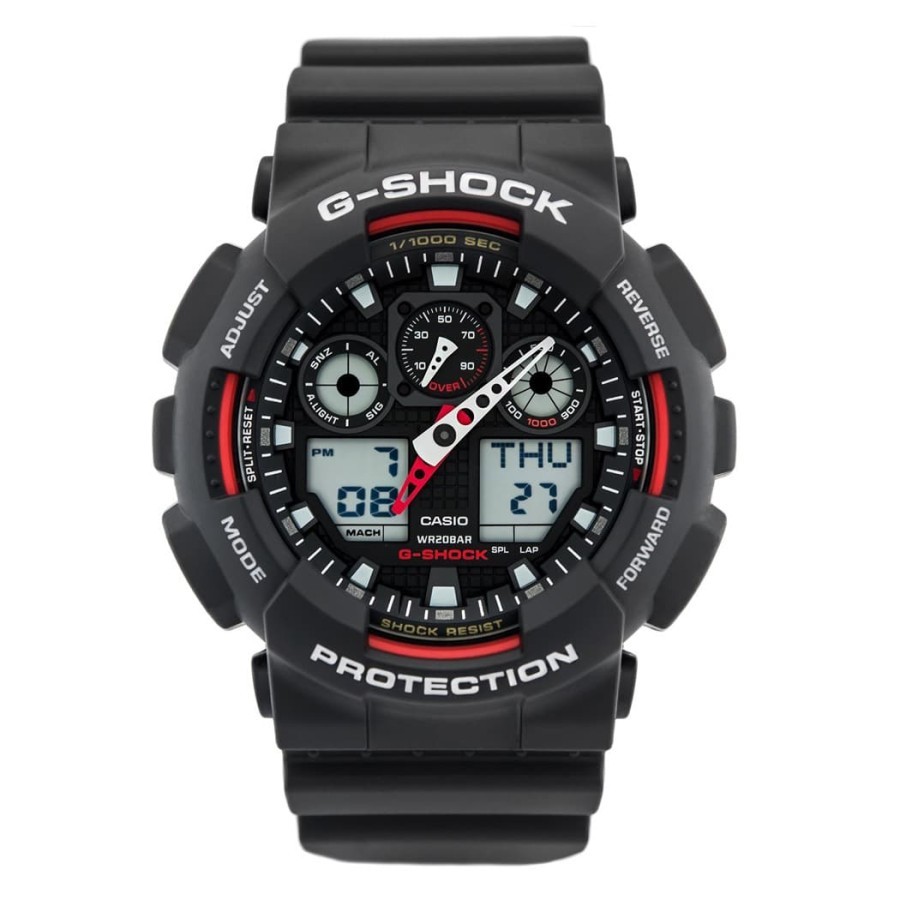Casio G-Shock GA-100 1A4DR - Jam Tangan Pria GSHOCK GA100 1A2DR 1A4 1A2