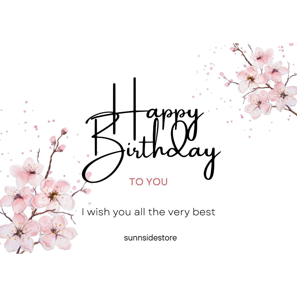 

Birthday card Kartu ucapan ulang tahun