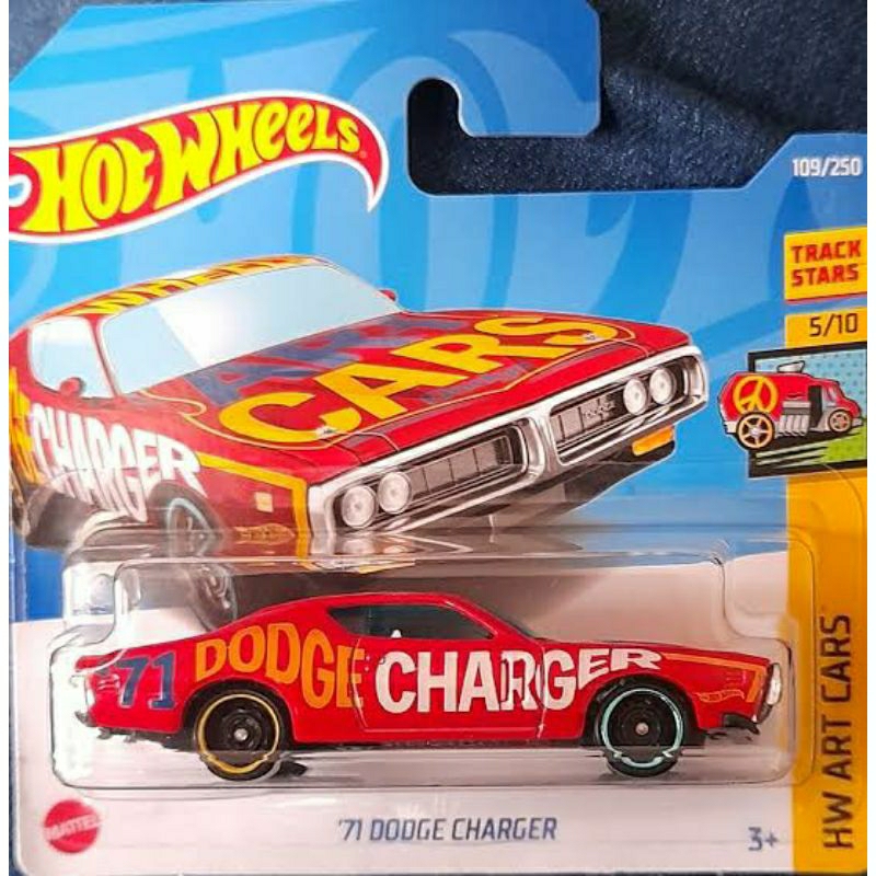 HotWheels 71 Dodge Charger shortcard