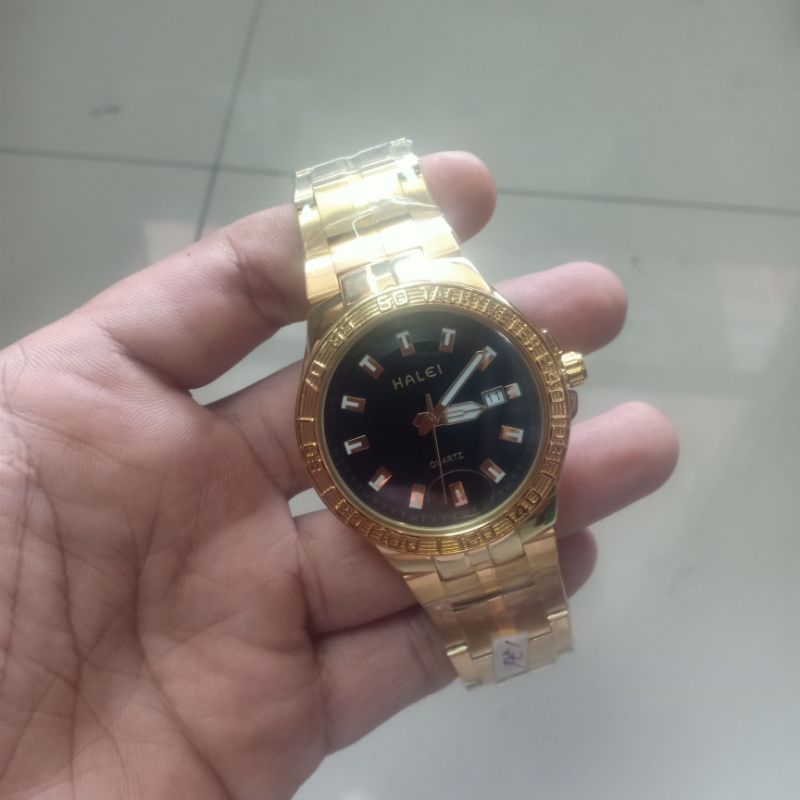 jam tangan pria original halei 5030