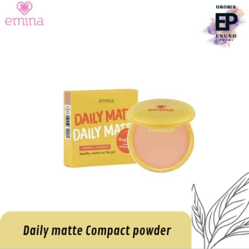 EMINA DAILY MATTE COMPACT POWDER || BEDAK PADAT